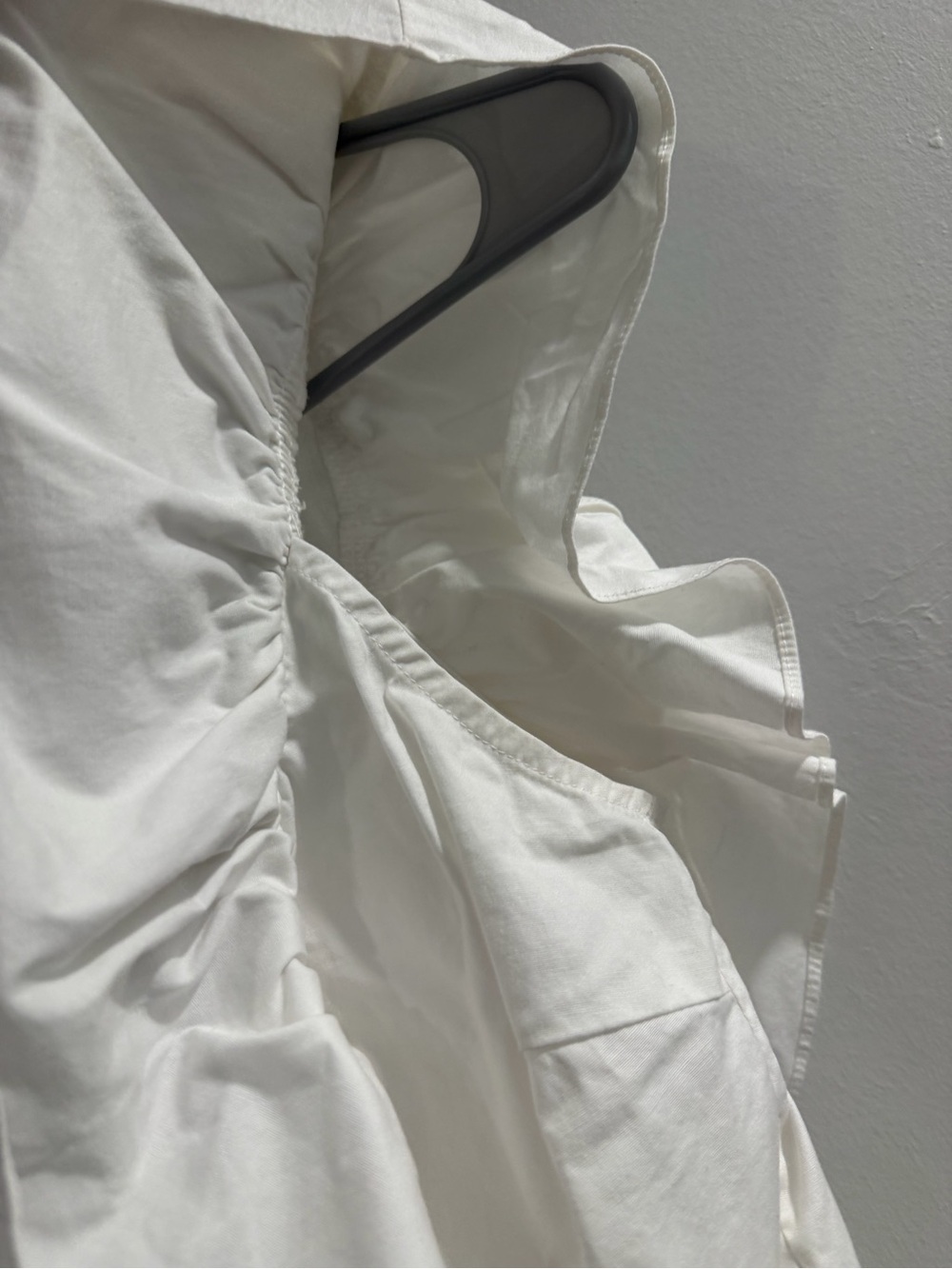 Lulu's In A Ruffle White Ruffled Hook and Eye Top - Picture 12 of 12